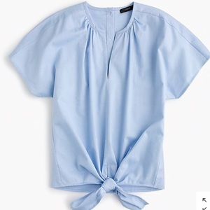 J. Crew tie blouse
